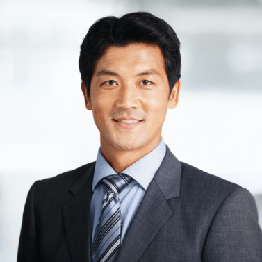 Head shot of man in suit and tie